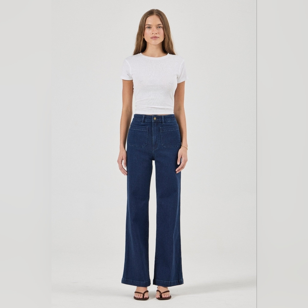 Rolla's Sailor Jean Long - Dark Stone